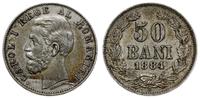 50 bani 1884, srebro, patyna