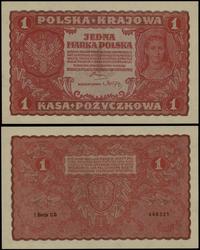 1 marka polska 23.08.1919, seria I-CD, numeracja