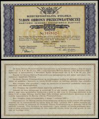 bon na 20 złotych 1.06.1939, numeracja 1078527, 