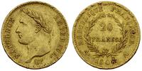 20 franków 1808/A, Au 6.44 g