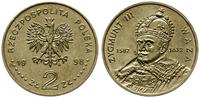 2 złote 1998, Warszawa , Zygmunt III Waza 1587-1