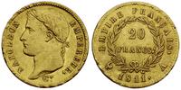 20 franków 1811/A, Au 6.41 g