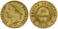 20 franków 1813/A, złoto 6.41 g