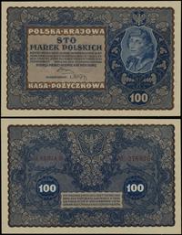 100 marek polskich 23.08.1919, IJ SERJA B, numer