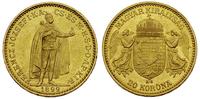 20 koron 1899, Au 6.78 g