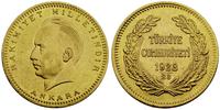 500 kurush 1923, złoto "916" 36.07 g, wybito tyl