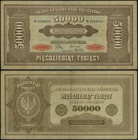 50.000 marek polskich 10.10.1922, seria W 421665