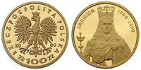 100 złotych 2000, Jadwiga, złoto 8.03 g