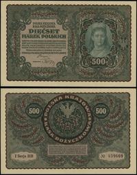 500 marek polskich 23.08.1919, seria I-BB 459669