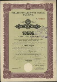Polska, 4 1/2 % list zastawny na 10.000 złotych, 1.07.1934