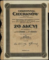 Polska, 20 akcji po 100 złotych = 2.000 złotych, 1931