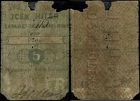 Polska, bon na 5 kopiejek, bez daty (ok. 1860-1865)
