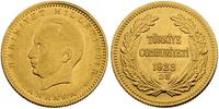 100 kurusz 1946, złoto 7.16 g
