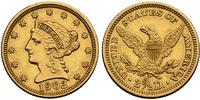 2 1/2 dolara 1902, Filadelfia, złoto 4.17 g