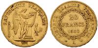20 franków 1848, Paryż, złoto 6.40 g
