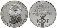 100 franków 1987, Marie Joseph de La Fayette, wy