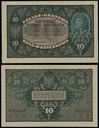 10 marek polskich 23.08.1919, seria II-AJ 543631
