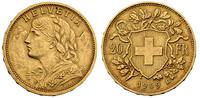 20 franków 1909, Berno, złoto 6.42 g