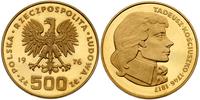 500 złotych 1976, Kościuszko, złoto 29.88 g