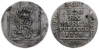 grosz srebrny 1778 EB, Warszawa, niewielkie złus