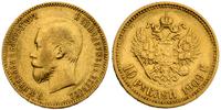 10 rubli 1909, Petersburg, złoto 8.59 g