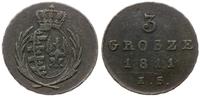 Polska, 3 grosze, 1811 IS