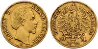 10 marek 1872, złoto 3.92 g
