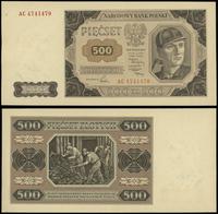 500 złotych 1.07.1948, seria AC 4741470, lekko z