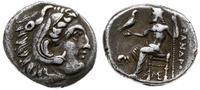 drachma 310-301 pne, Lampsakos, Aw: Głowa Herakl