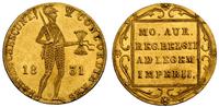 dukat 1831, Warszawa, złoto 3.48 g, piękny egzem