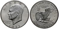 1 dolar 1971 S, typ Eisenhower, srebro próby ok.