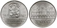 50 koron 1986, Telč, srebro próby 500, piękne, K