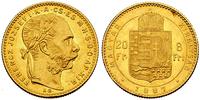 20 florenów 1887, złoto 6.44 g