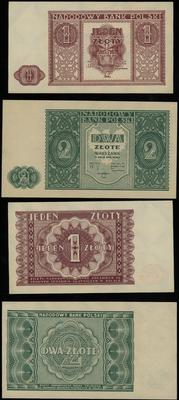 1 i 2 złote 15.05.1946, bez oznaczenia serii i n
