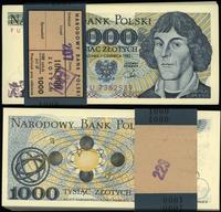 paczka banknotów 100 x 1.000 złotych 1.06.1982, 