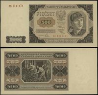 500 złotych 1.07.1948, seria AC 4741471, zaokrąg