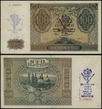 100 złotych 1.08.1941, seria A, numeracja 198827