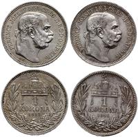Węgry, lot 2 x 1 korona, 1912 KB, 1916 KB