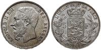 5 franków 1868, Bruksela, delikatna złotawa paty
