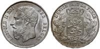 5 franków  1871, Bruksela, czyszczone w tle po p