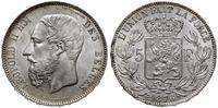 5 franków  1876, Bruksela, bardzo ładnie zachowa