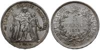 5 franków 1873 A, Paryż, autorstwa Dupre'go, nie