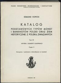 wydawnictwa polskie, Edmund Kopicki - Katalog podstawowych typów monet i banknotów Polski oraz ..