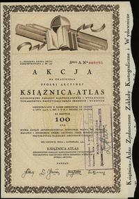 akcja na 100 złotych 7.11.1930, Lwów, numeracja 