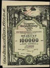 Polska, 100 akcji po 1.000 marek polskich = 100.000 marek polskich, 20.06.1923