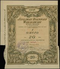Polska, akcja na 20 złotych, 1926