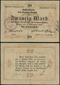 20 marek 13.11.1918, seria C, numeracja 02958, z