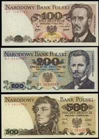 Polska, zestaw 6 banknotów: