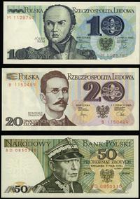 Polska, zestaw 6 banknotów: