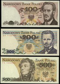 Polska, zestaw 6 banknotów: